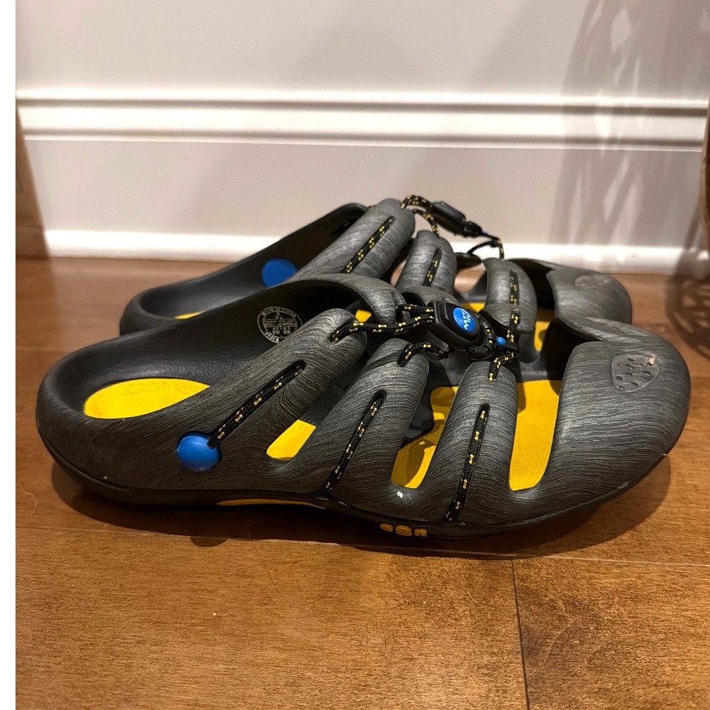 Vintage Keen Mion Clog Slide Sandals Mens 9 Black GSR Water Shoes Gorpcore EU 42